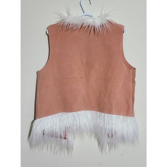 NWOT|Free People Indigo River Leather Vest, LARGE - Picture 4 of 9